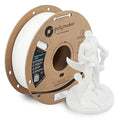 Polymaker PETG White 3D Printer Filament 1.75mm 1kg, High Speed PETG up to 300mm/s, High Strength New Formula, Excellent Layer Adhesion, Warp Free, Compatible with Most 3D Printers