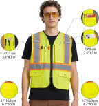 A-KSAFETY Custom High Visibility Reflective Safety Vest with logo