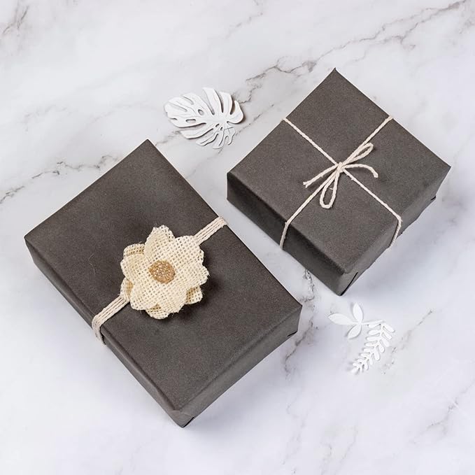 RUSPEPA Dark Gray Kraft Paper Roll - 12 inches x 100 feet - Natural Recyclable Paper Perfect for Crafts, Art, Small Wrapping, Packing, Postal, Shipping, Dunnage & Parcel