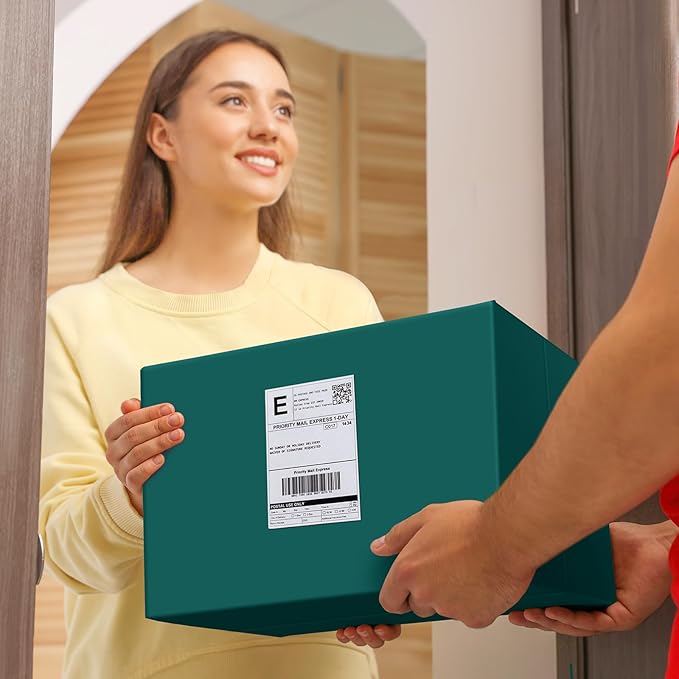 Fuxury Large Poly Mailers 19x24" 500 Pcs, Bulk Shipping Bags for Clothing, Strong Adhesive Shipping Envelopes for Small Business Suppliers,Waterproof Mailers Poly Bags Mailing Envelopes Forest Green