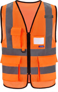 A-SAFETY Orange X Small High Visibility reflective vest