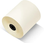 (25 Rolls) 3'' x 95' White/Canary 2 Ply Carbonless Kitchen Printer Paper Cash Register Receipt Rolls for SP2000, UP389, 480, 220, 250, 900, 07901, 07706