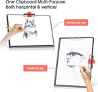 Clipboards with Pen Holder A3 Size 11 x 17 Inch Aluminum Protection Edge Clip Board for Classrooms, Offices, School, Doctor, Coaches [Upgraded Clip] (1 Pack)