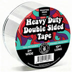 HIPPIE CRAFTER Strong Double Sided Tape Heavy Duty Wall Tape or Mounting Transparent Clear Nano Reusable and Removable Roll 2" x 10FT
