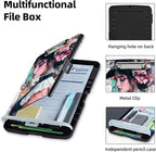 Clipboard with Storage Box & Pen Holder,Heavy Duty Clip Boards 8.5x11 for Nursing,High Capacity,School & Office Supplies,Vintage Floral