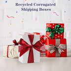 Shipping Boxes 6x4x3 Set of 40, White Corrugated Cardboard Box for Mailing Business Packaging