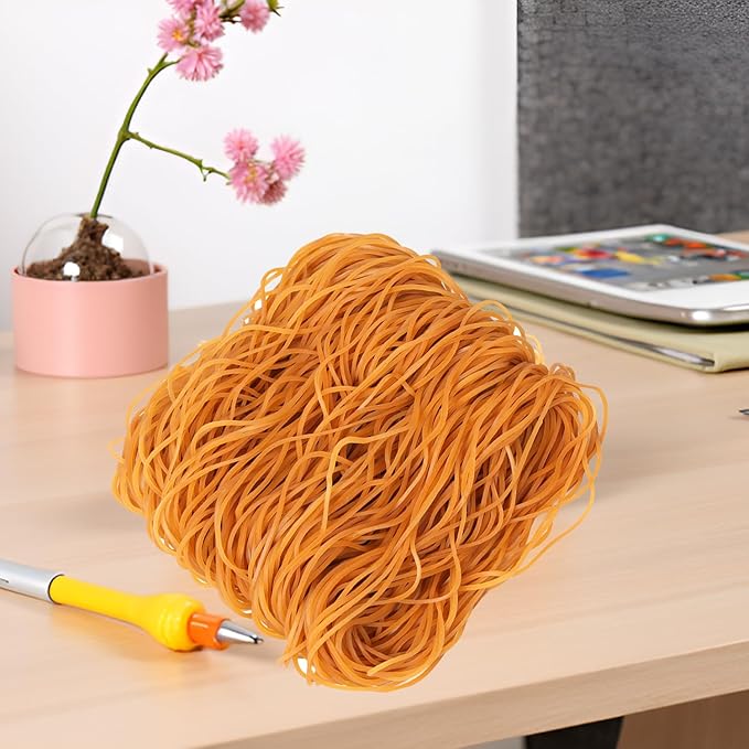 Rubber Bands 6.5inch 0.44bl 335pcs Rubber Bands for Office Supplies School Home (6.5" x 0.125")