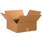 Tape Logic Shipping Boxes Flat 15"L x 15"W x 6"H, 25-Pack | Corrugated Cardboard Box for Packing, Moving and Storage