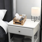 BTSKY 2PCS Vintage Wood Letter Tray with Anti-Slip Bars, Stackable A4 Paper Document File Organizer, Solid Wood Desktop Office Desk Storage Holder for Office and Home