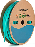 Chanzon 3:1 Ratio - 80ft Roll - Heat Shrink Tubing 3/8" (9.5mm) - Marine Grade Waterproof Adhesive Lined - (25M Total Length) Green Polyolefin Sleeving Wrap Shrinking 3 to 1 Ratio 1pcs