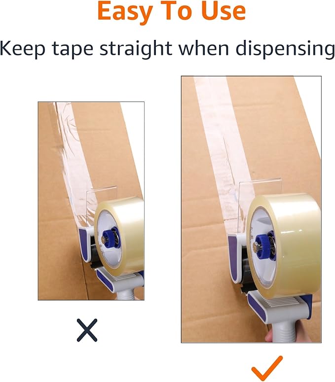 Amazon Basics Packaging Tape Dispenser Gun, Easy-to-Use, 1.88-Inch Wide Packing Tape