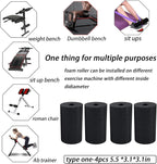 Foot Foam Pads Rollers Replacement (5.5 * 3.1 * 3.1in), Padding Cover for Inversion Table, Workout Bench, Sits Ups Replacement Parts, Home Gym Accesories