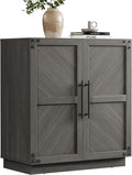 SICOTAS Sideboard Buffet Cabinet with Storage - Modern Farmhouse Credenza with Doors and Adjustable Shelves Fluted Kitchen Buffet Storage Cabinets Coffee Bar Cabinet