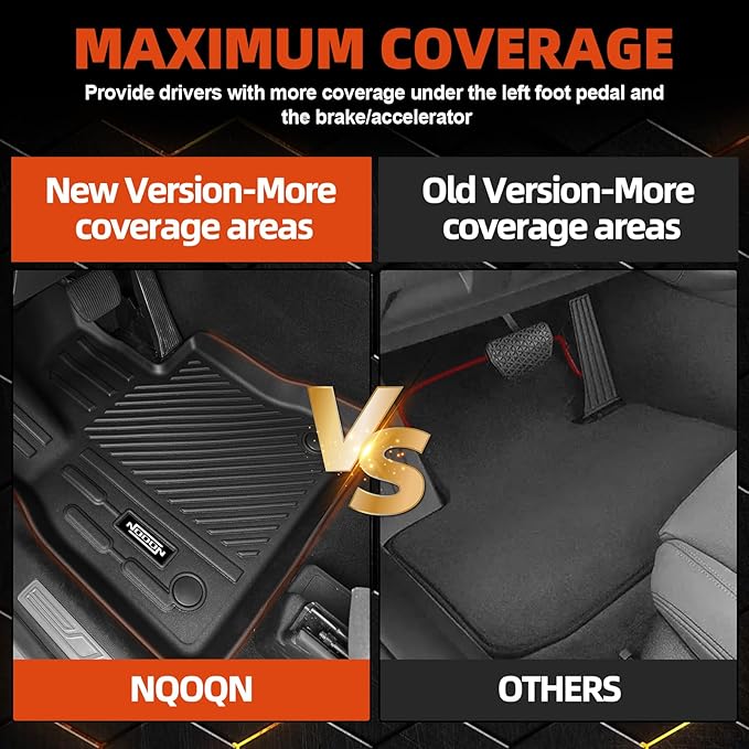 All Weather Floor Mats for Cadillac Optiq 2025 2026 Floor Mats & Cargo Mat & Backrest Mats for Cadillac Optiq Accessories All Season Guard Anti-Slip Floor Liner