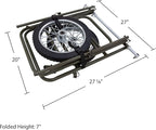 Kill Shot Deer Hunting Folding Game Cart 500 lb Capacity with 16" Rubber Wheels for Hauling Deer, Game, and Hunting Gear