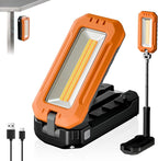 Rechargeable Work Light , 7000mAh LED Work Light with Magnetic Base & Hanging Hook, 1200 Lumens Magnetic Work Light IPX6 Waterproof for Job Site, Garage, Workshop, Emergency and Camping