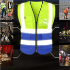 Personalized High Reflective Safety Vest Custom Hi Vis Safety Vest Men Women Construction Workwear Security Vest