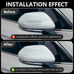 DGSL Car Door Edge Guards Door Sill Protector, 2In x 33Ft 5D Carbon Fiber Car Wrap Film, Vinyl Automotive Wrap Film Anti-Collision Fits for Most Car(Transparent)
