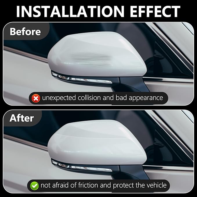 DGSL Car Door Edge Guards Door Sill Protector, 2In x 33Ft 5D Carbon Fiber Car Wrap Film, Vinyl Automotive Wrap Film Anti-Collision Fits for Most Car(Transparent)