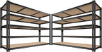 3500LBS Garage Shelving 60" W Metal Shelving 72" H Storage Shelves Heavy Duty 5 Tier Adjustable Shelving Unit for Storage Rack Pantry Shelf Commercial,60" W x 18" D x 72" H,2PC