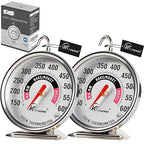 Oven Thermometer 150-600°F Pro Accurate Oven Temperature Gauge for Oven Easy Read, Food Thermometer Hang or Stand