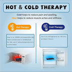 Coldcool Knee Ice Pack Wrap for Injuries, Reusable Gel Cold Packs Brace 360° Compression Sleeve for Elbow, Ankle & Calf - Flexible Cold Wrap Recovery for Meniscus, ACL, MCL Pain Relief.