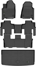 HAFIDI® Floor Mats & Cargo Liner Fit for 2022-2025 Jeep Wagoneer 8 Seats（Not for Grand Wagoneer L） All Weather Protection TPE Anti-Slip Automotive Full Set Floor Liners Custom Accessories - Black
