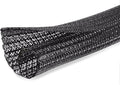 25ft - 3/4 inch Cord Protector Cable Sleeve Split Wire Loom Tubing for Power Cord Audio USB Cable, Wire Cover Cable Management Sleeve for TV Computer, Cord Protectors from Pets Chewing, Black