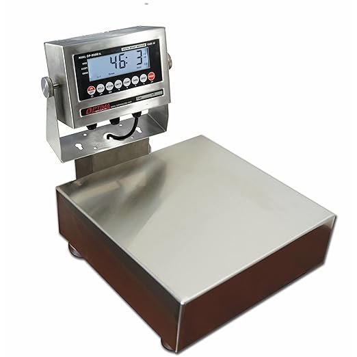SellEton SL-915-SS NTEP/Legal for Trade Stainless Steel Wash-Down Bench Scale with Free Software 10" X 10" (60 lbs X 0.002 lb)