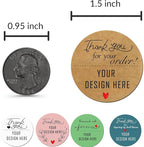 Custom Stickers for Business Logo Personalized Label Stickers Customized 100,200pcs, 1",1.5",2", 3", 4"