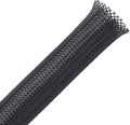 25ft - 3/4 inch PET Expandable Braided Sleeving – Black – Alex Tech Braided Cable Sleeve