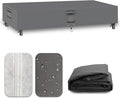 Heavy Duty Patio Furniture Covers Waterproof, 600D Outdoor Furniture Cover Waterproof for Sectional Sofa Couch, Outdoor Dining Table and Chair Set Covers 140''L x 80''W x 32''H, Grey