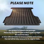 LASFIT 5FT7 Truck Bed Mat for Ram 1500/1500 RHO 2019-2026 & RAM 1500 Classic 2019-2024 Short Bed (5.7 FT / 67.4inches) Not for Rambox, All Weather Custom Fit Truck Cargo Bed Liner, Black