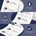 L LIKED 2.25" x 0.75" Direct Thermal Labels, Permanent Adhesive Address Barcode Label & Compatible with Rollo, Zebra and Other Desktop Printers (12 Roll, 20400 Labels)