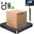 Shipping Scale, 440lb/0.5oz High Accuracy Digital Scale for Packages with Hold, Tare Function, Postal Scale for Small Business, Luggage, Home Use (Battery & Charging Cable Include)