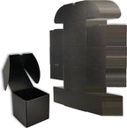 6x6x6 inches Small Shipping Boxes Set of 20 - Black Mailer Corrugated Cardboard Boxes for Shipping Packaging Mailing Products