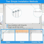 White Board Dry Erase Whiteboard for Wall 36" x 24" Aluminum Presentation Magnetic Whiteboards with Long Pen Tray, 12 Magnets, 3 Markers & 1 Eraser