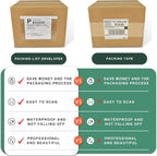 7.5'' x 5.5'' Packing List Pouches, Shipping Label Envelopes Clear Adhesive Top Loading Packing List - 1000 Packs