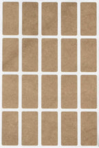 Royal Green Color - Coding Labels Stickers in Kraft (40mm x 19mm) 1.57 inch x 0.75-2000 Pack