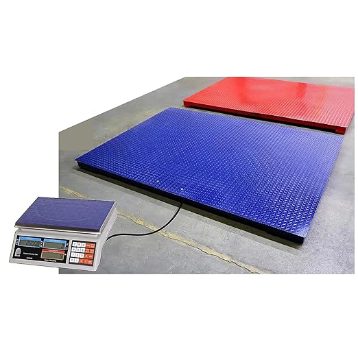 Liberty Scales LS-700-DC Dual Counting Smart Weighing Scale Systems, Size 36" x 36" (3' x 3') - C-Scale (13 lb x .0004 lb) / Floor Scale 2500 lb x .5 lb