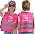 A-SAFETY Kids High Vis Reflective construction Safety vest customized LOGO