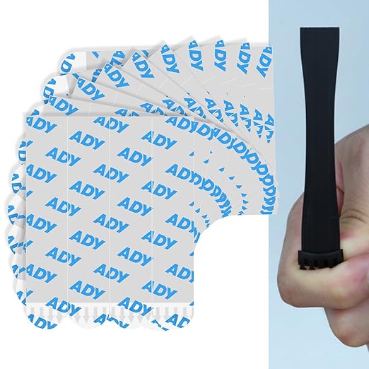 ADY Removable Double Sided Tape Heavy Duty 40 Pack, Picture Hanging Strips Damage Free for Wall, Refill Adhesive Strips for Rent Room, Foam Adhesive Mounting Tape for Decor, Poster