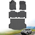 Hutisya-Floor Mats & Cargo Liner Set Fit for Toyota RAV4 2013-2018(Not for Hybrid or Prime) All Weather Protection Anti-Slip & Durable TPE Full Set Liners Automotive Accessories-Black