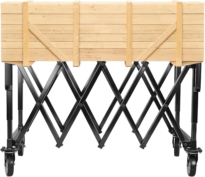 Funeral Stretcher Truck, 992LBS Folding Funeral Stretcher Cart with Dual-Locking Wheels, Dedicated Coffin Cart,Carbon Steel Mortuary Stretcher Trolley for Church,Funeral Home,Parlour,Crematoriums