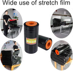 Stretch Wrap/Film Black Industrial Strength Extra Thick 9” x 1000ft 80 Gauge Clear Cling Mini Durable Shrink Wrap Film Roll Plastic Wrap for Moving/Packing Heavy Duty Adhering Packing Heavy Duty Film