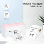 3x5 Inch Thermal Label Stickers,300Pcs Waterproof Rectangle Labels for Storage Bins,Moving Boxes,Address & Inventory Organization,Small Business Labeling,White