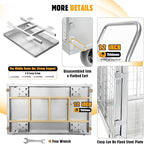 Platform Truck Cart with Cage, 6-in-1 Flatbed Utility Carts, Foldable Heavy Duty Push Cart Dolly W/Swivel Wheel, Rmovable Side, 1800lbs Capacity, 39"x24" Hand Truck for Groceries, Garage, Warehouse