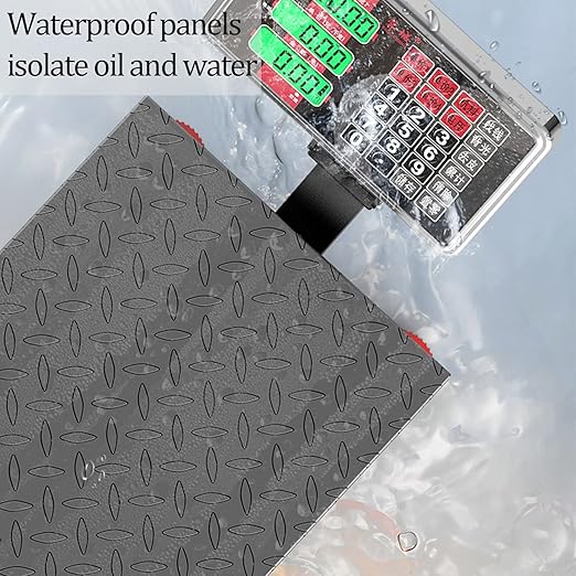 660 lb Commercial Platform Scale with LB/KG Industrial Floor Scale Stainless Steel High-Definition LCD Display,Digital Heavy Duty Luggage Package Price Computing Postal Shipping