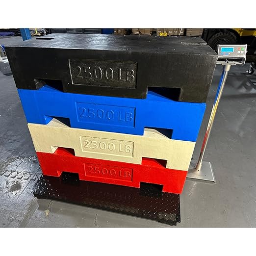 SellEton SL-4040-5k-NN 40" x 40" Industrial Floor Scale l 5000 lbs x 1 lb l Warehouse Pallets