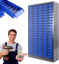 75 Drawers Bolt and Nut Tool Storage Cabinet, Large Capacity Parts Organizer with Label Stickers for Screws, Nuts, and Bolts